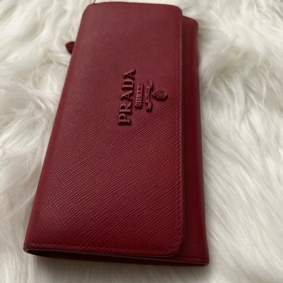 PRADA LONG WALLET SAFFIANO LEATHER - Picture 4 of 9